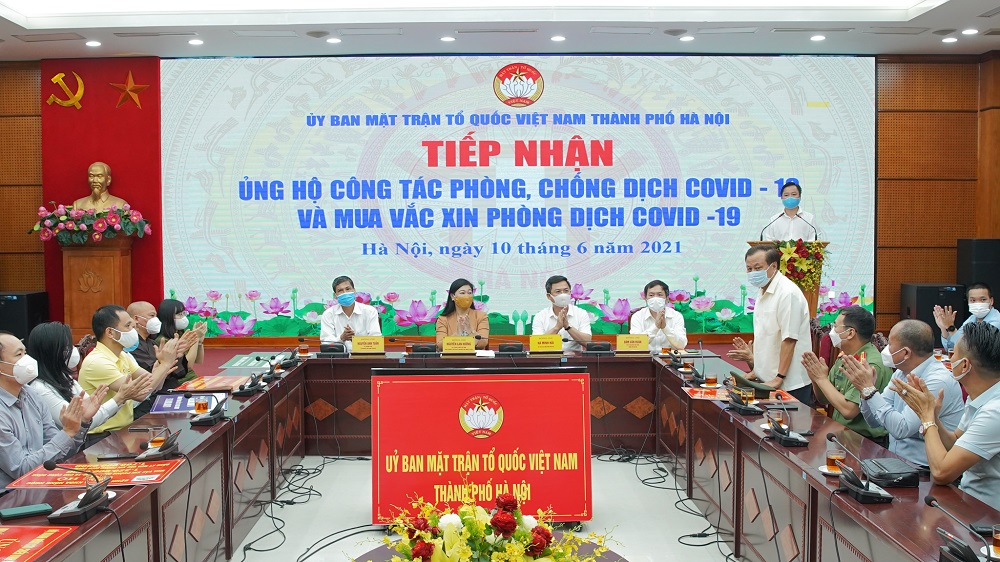 Dược phẩm Thái Minh ủng hộ Uỷ ban MTTQ Việt Nam 821.000.000 đồng