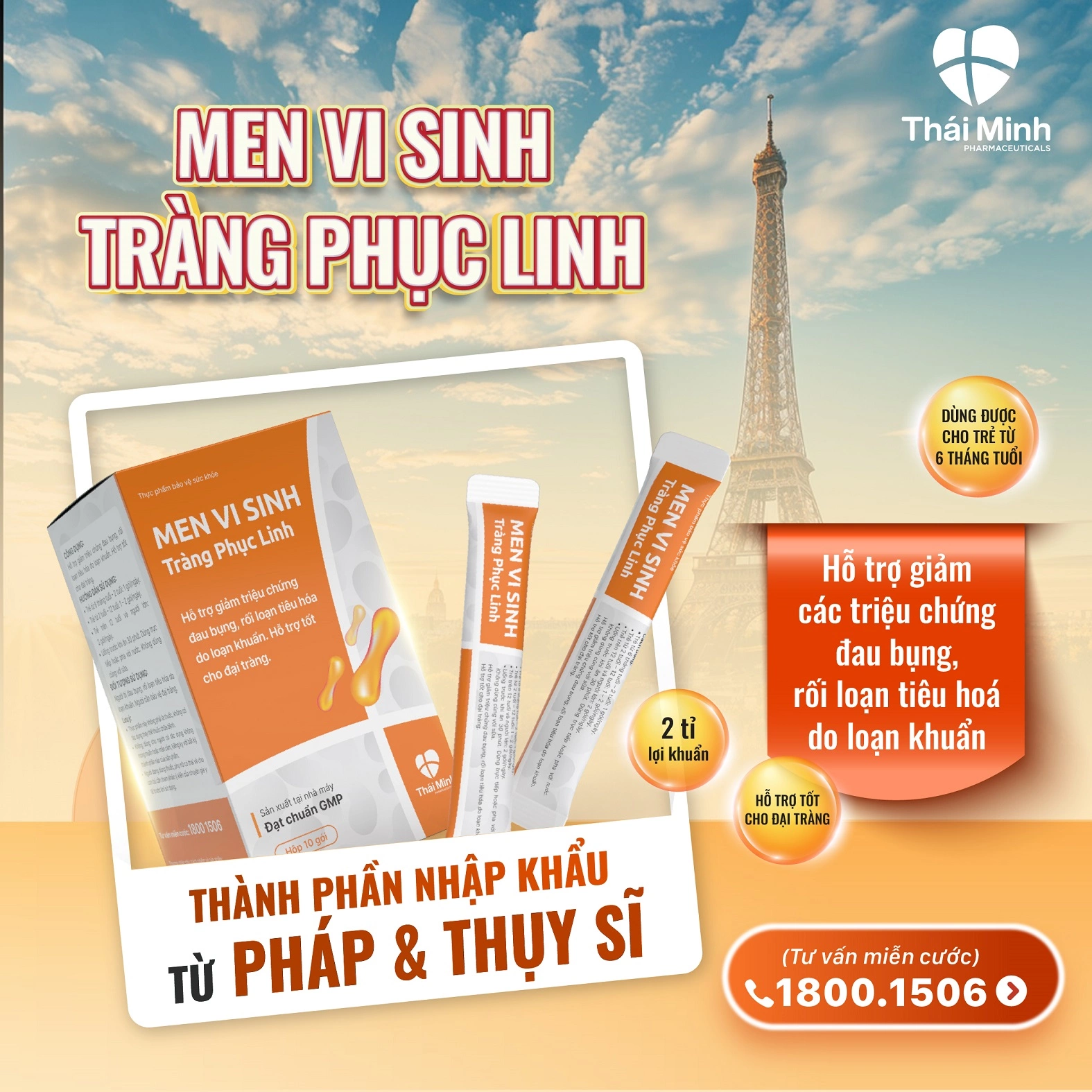 TPBVSK Men vi sinh Tràng Phục Linh