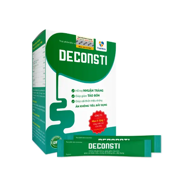 TPBVSK Deconsti - Cốm nhuận tràng, giảm táo bón
