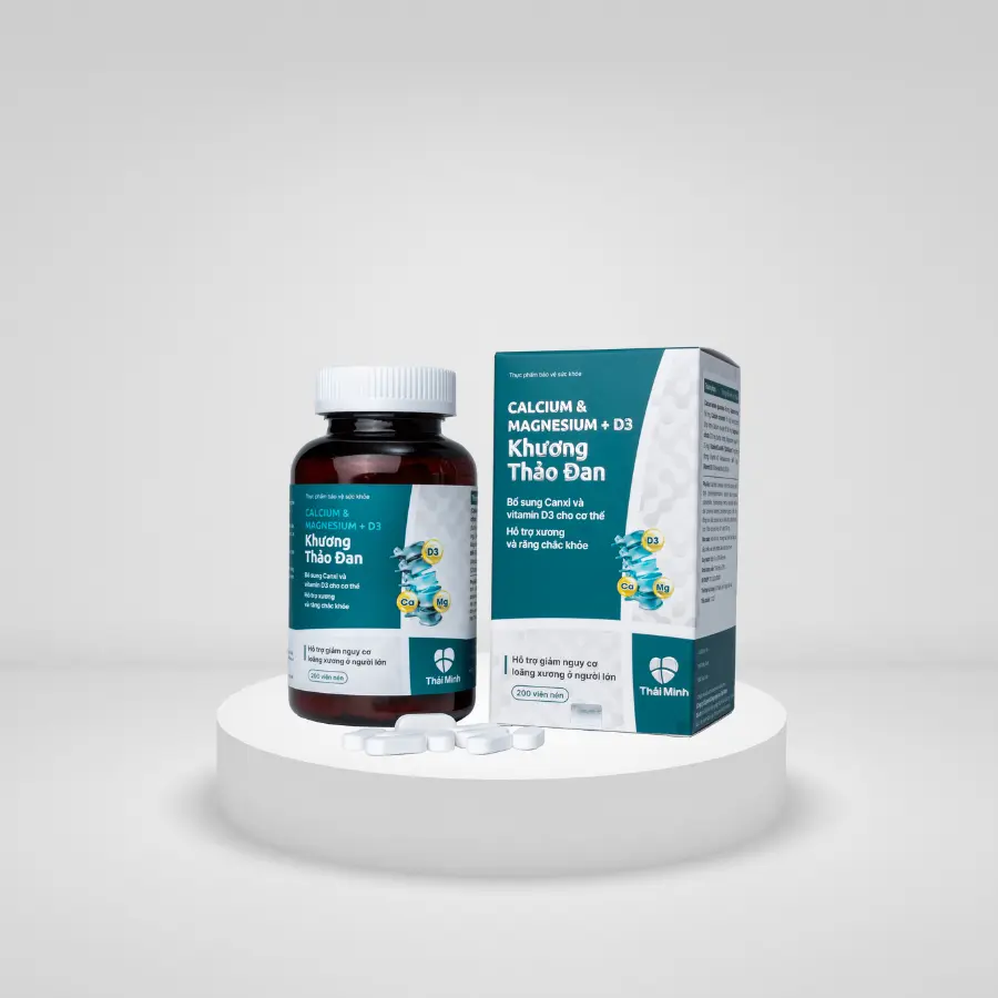 TPBVSK Calcium Magnesium + D3 Khương Thảo Đan