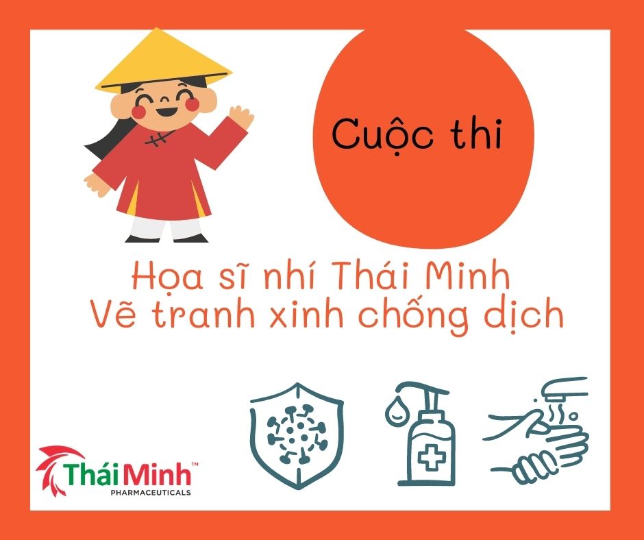 Cuộc thi: Hoạ sĩ nhí Thái Minh vẽ tranh xinh chống dịch Cuộc thi: Hoạ sĩ nhí Thái Minh vẽ tranh xinh chống dịch