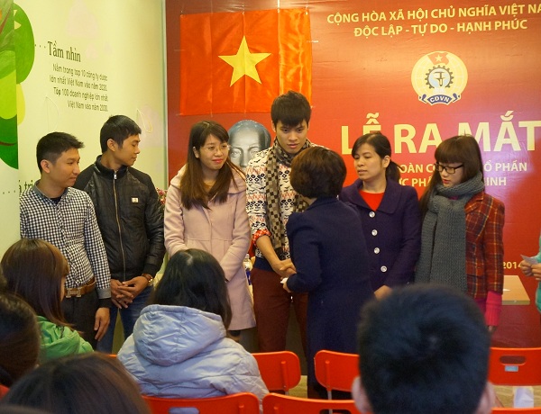 Lễ ra mắt công đoàn cơ sở Thái Minh