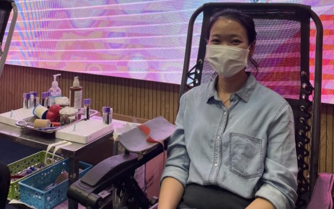 Người Thái Minh chia sẻ giọt hồng yêu thương